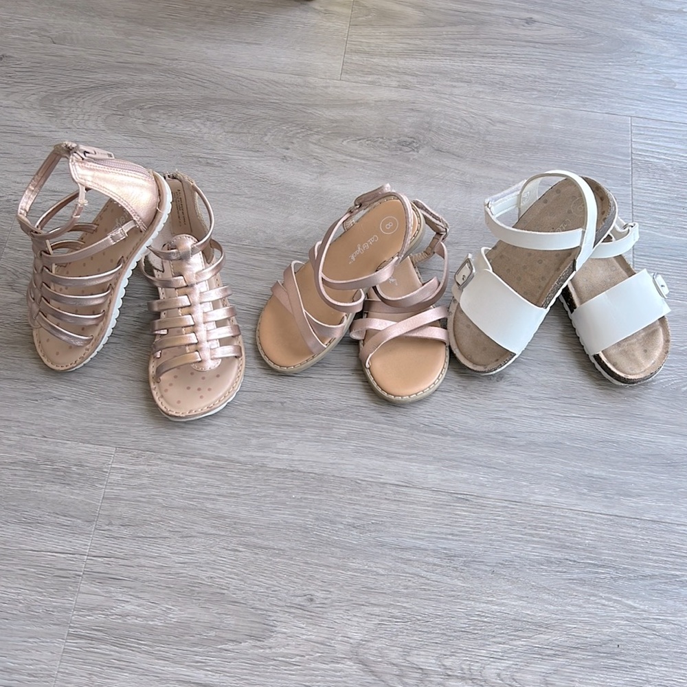 Cat & Jack Summer Sandal Trio